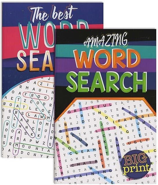 Find-A-Word Digest Puzzle Books - 2 Volumes  Big Print