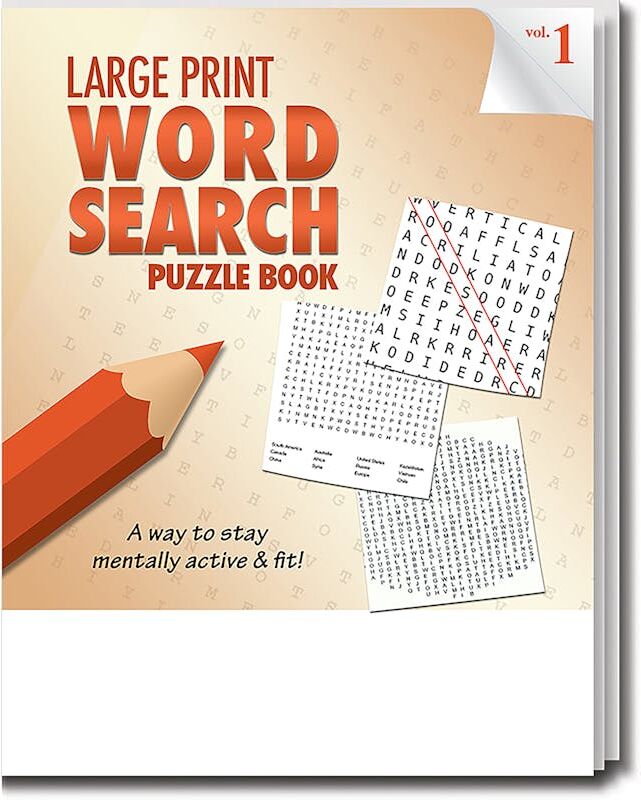 Word Search Puzzle Books - 32 Pages  Large Print