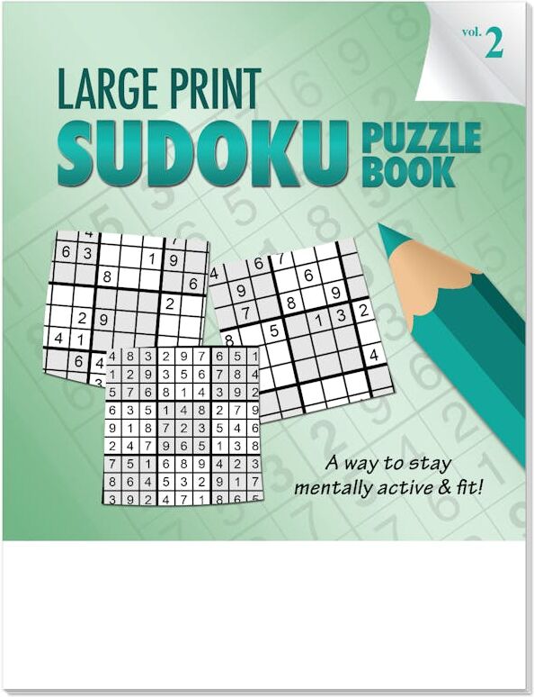 Sudoku Puzzle Books - Large Print  Volume 2