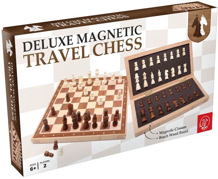 Deluxe Magnetic Travel Chess - 6 Count  Ages 6+