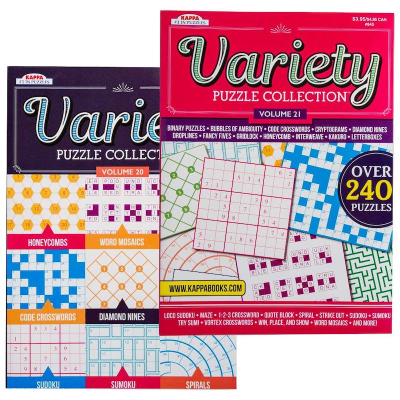 Variety Puzzle & Game Books