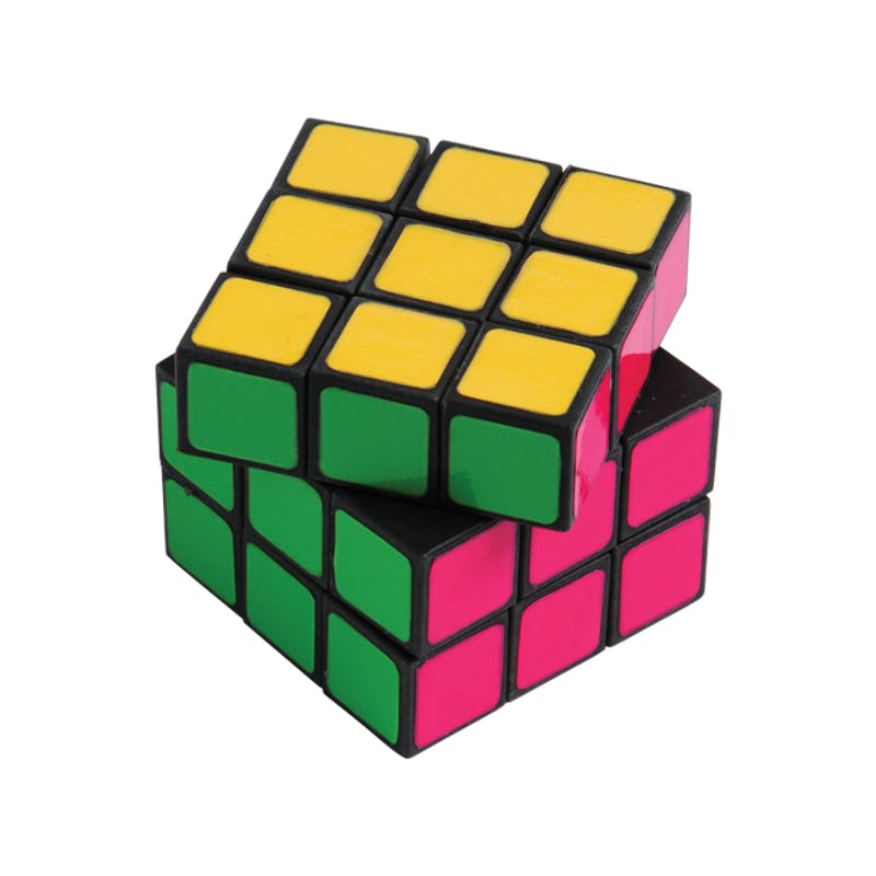 Neon Puzzle Cubes - 48 Pieces