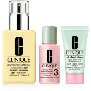 Clinique 3-Step Routine Bundle For Oily Combination Skin - One Size