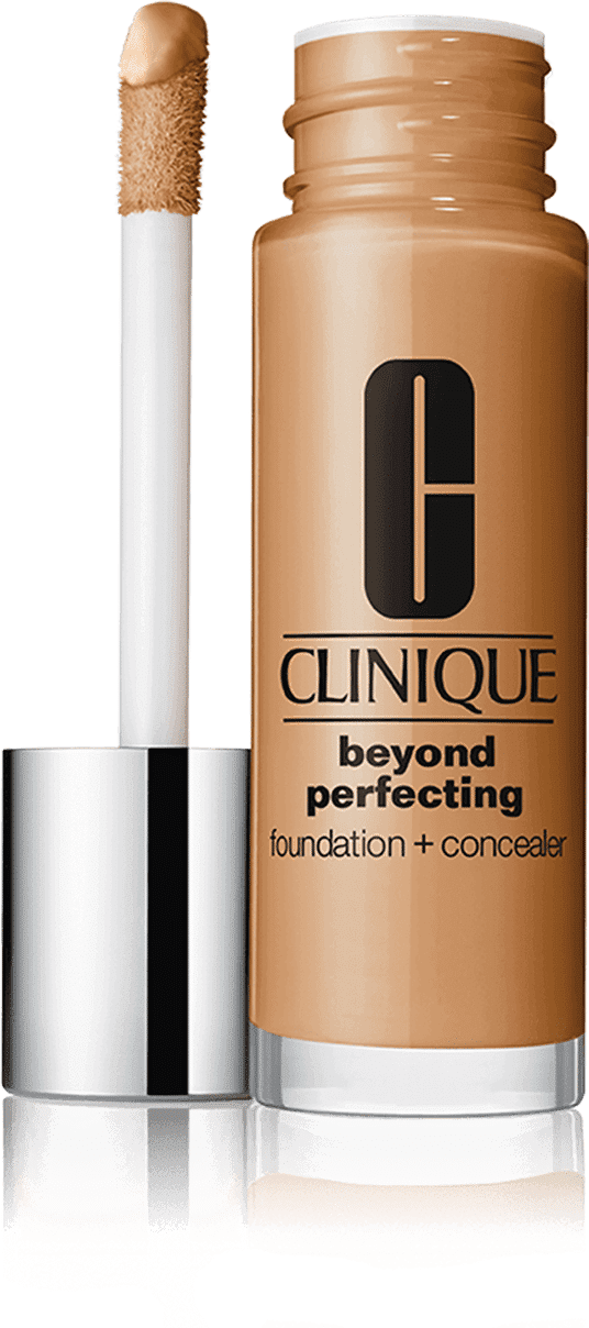 Clinique Beyond Perfecting™ Foundation + Concealer, WN 98 Cream Caramel - 1.0 oz/30 ml for Dry Combination to Combination Oily Skin