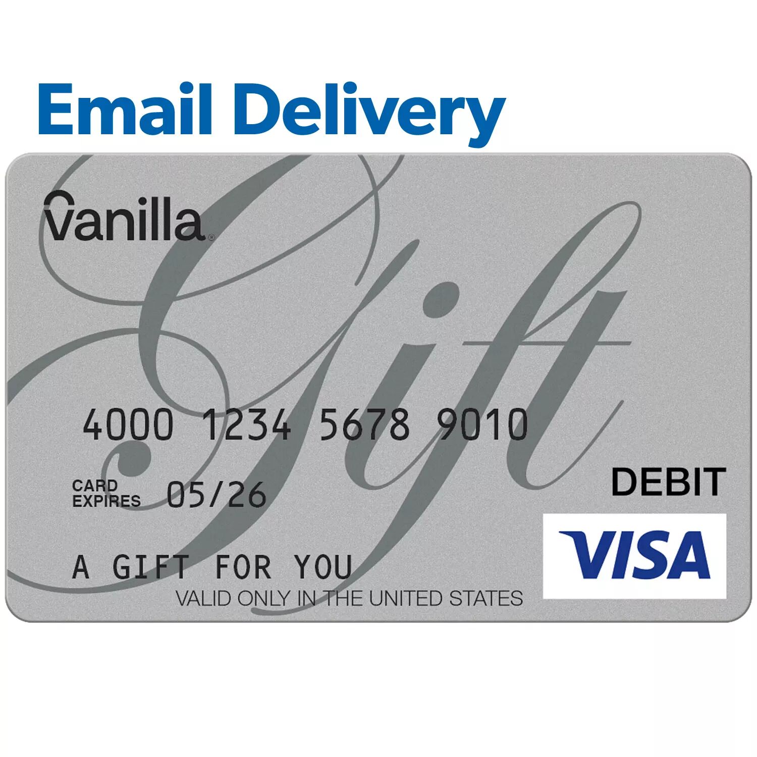 Visa $50 Vanilla Visa eGift Card