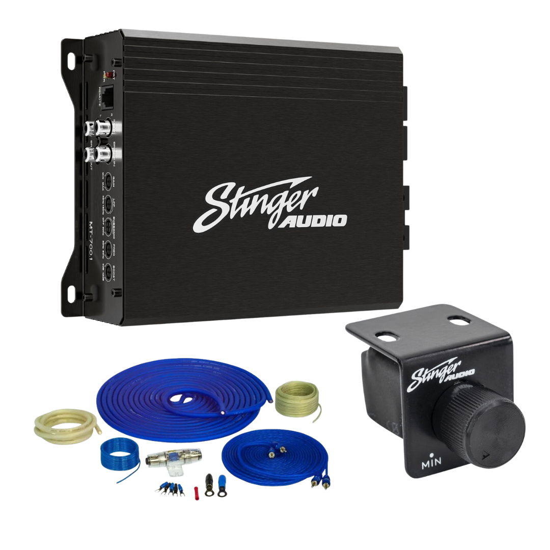 Stinger Off-Road Stinger Audio MT-700.1 700 Watt (RMS) Class D Monoblock Car Audio Amplifier with 4GA Wiring Kit