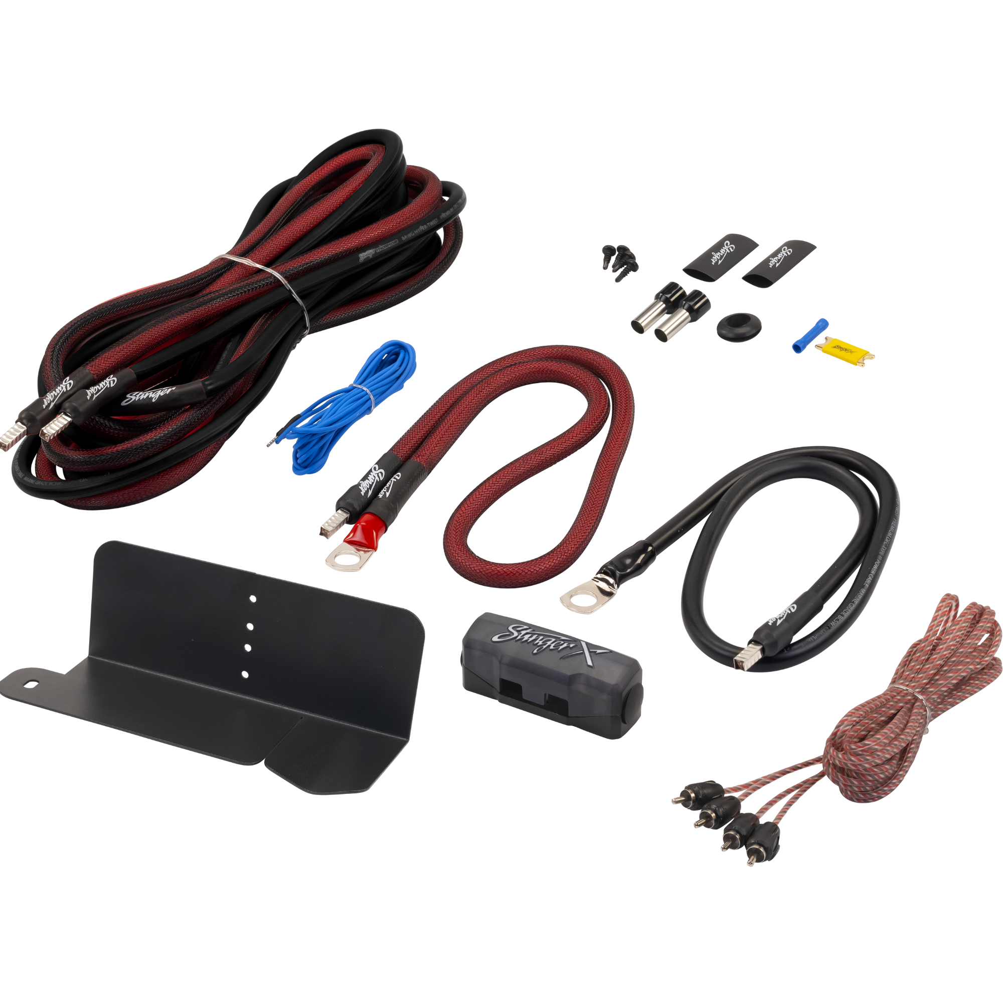 Stinger Off-Road Ford Bronco (2021+) Complete 2-Channel 4GA & 8GA Amplifier Wiring Kit with XLink