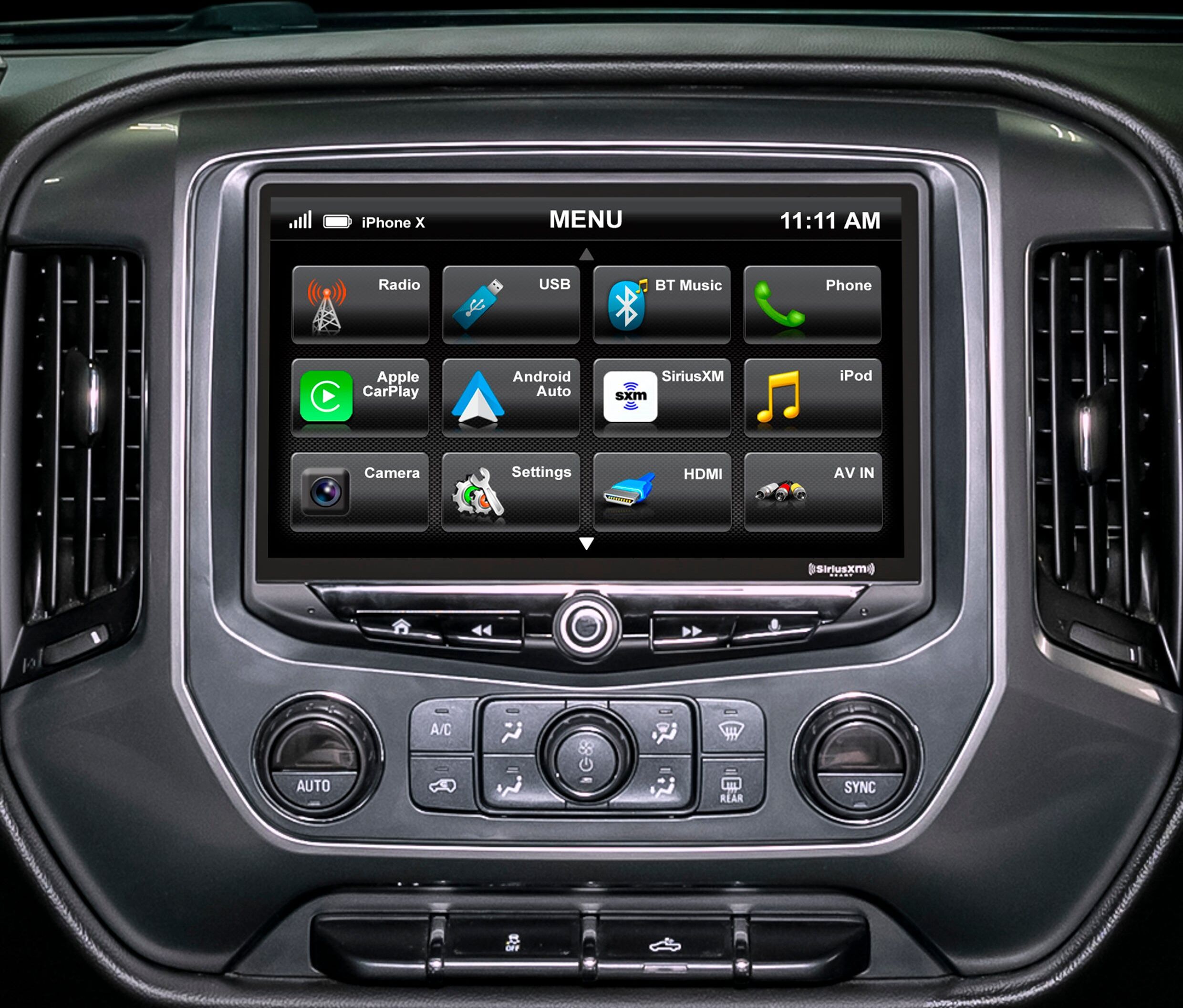 Stinger Off-Road Chevy Silverado/GMC Sierra (2014-2018) HEIGH10 10" Plug-and-Play Radio Kit