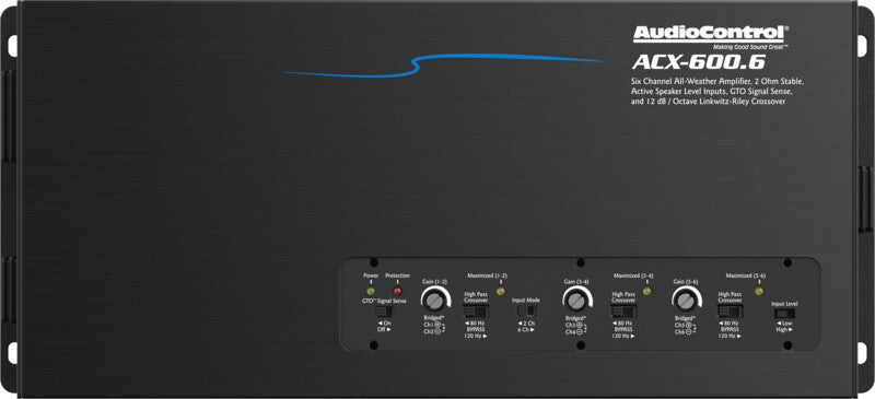 Stinger Off-Road Audio Control ACX-600.6 6-Channel 600 Watt Monoblock All Weather Amplifier