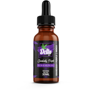 Delta XL 1,000mg Delta 8 VGPG Tincture Granddaddy Purple