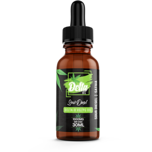 Delta XL 1,000mg Delta 8 VGPG Tincture Sour Diesel