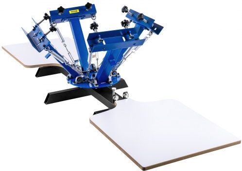 VEVOR 21.7 x 17.7 Machine Silk Screen Printing for T-Shirt DIY Removable Pallet, Blue