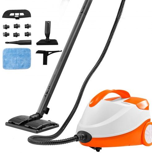 VEVOR Steam Cleaner for Home Use, Portable Steam Cleaner with 20 Accessories, 51oz Tank & 18ft Power Cord, Steamer for Deep Cleaning Floors, Windows, Grout, Grills, Cars, and More