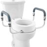 VEVOR Raised Toilet Seat 3.5" Height Raised 300 lbs for Round Toilet for Elderly