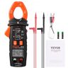 VEVOR Digital Clamp Meter T-RMS, 6000 Counts, 600A Clamp Multimeter Tester, Measures Current Voltage Resistance Diodes Continuity Data Retention, NCV for Home Appliance, Railway Industry Maintenance