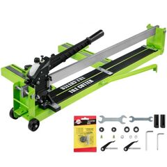 VEVOR Tile Cutter 31.5 Inch Manual Tile Cutter 1.4 Inch Tile Cutting Machine Ceramic Porcelain Tile Cutter w/Laser Guide All-Steel Frame and Bonus Spare Cutter Wheels Tile Cutter Hand Tool