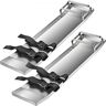 VEVOR Concrete Knee Boards 30'' x 8'' Slider Knee Boards, Kneeler Board Stainless Steel Kneeboards, Concrete Sliders Pair Moving Sliders, w/Concrete Board Straps for Cement and Concrete Finishing