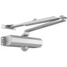 VEVOR Door Closer, Automatic Door Closer Commercial or Residential Use for Door Weights 150 Lbs, Adjustable Size Hydraulic Buffer Door Closers Heavy Duty Cast Aluminum Body, Easy Install, Silver