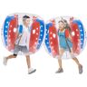 VEVOR Inflatable Bumper Balls 2-Pack 4FT/1.2M PVC Sumo Zorb Balls for Kid & Teen