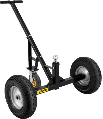 VEVOR Adjustable Trailer Dolly, 1000 Lbs Capacity Trailer Mover Dolly, 15.7" to 23.6" Adjustable Height, Manual Trailer Mover with 16" Wheels, Heavy-Duty Tow Dolly for Car, RV, Boat