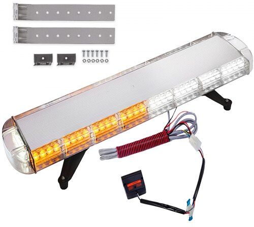 Vevor 80W Strobe Light Bar Amber White Emergency Beacon Warn Tow Truck Response