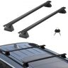 VEVOR Roof Rack Cross Bars, Compatible with 2011-2021 Jeep Grand Cherokee with Grooved Side Rails, 200lbs Load Capacity, Aluminum Crossbars with Locks, for Rooftop Cargo Carrier Bag Luggage Kayak Bike