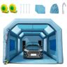 VEVOR Inflatable Paint Booth, 28x16x11ft Inflatable Spray Booth, High Powerful 750W+950W Blowers Spray Booth Tent, Car Paint Tent Air Filter System for Car Parking Tent Workstation Motorcycle Garage