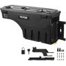 VEVOR Truck Bed Storage Box, Fits 2015-2020 Ford F150, Passenger Side, Lockable Lid, Waterproof PA6 Wheel Well Tool Box 6.6 Gal/25 L with Password Padlock, Black