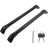 VEVOR Roof Rack Compatible with Kia Sorento 2015-2021 Cross Bars Baggage Locking Roof Rail Crossbars Luggage Cargo Ladder Bike Load Roof Cross Bars 2015 2016 2017 2018 2019 2020 2021Black