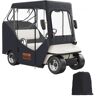 VEVOR Golf Cart Enclosure, 600D Polyester Driving Enclosure with 4-Sided Transparent Windows, 2 Passenger Club Car Covers Universal Fits for Most Brand Carts, Sunproof and Dustproof Outdoor Cart Cover