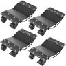 VEVOR Car Dolly Wheel Tire Dolly 4 PCS Heavy Duty Skate Auto Repair Dolly 8000LB