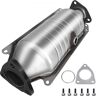 VEVOR Catalytic Converter Compatible with 1998-2002 Honda Accord 2.3L, Direct-Fit High Flow Series Cat Converter, Stainless Steel Exhaust Converter Pipe w/Flange Design & Gasket (OBD III Compliant)