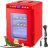 VEVOR Red Reptile Incubator 25L Scientific Lab Incubator Digital Incubator Cooling and Heating 5-60°C Reptile Egg Incubator 12V/110V Work for Small Reptiles