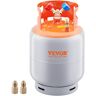 VEVOR Refrigerant Recovery Reclaim 50lb Cylinder Tank 400 PSI liquid Rated Y Valve