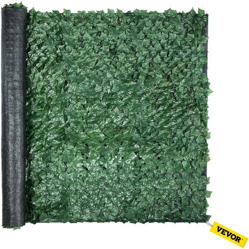 VEVOR Ivy Privacy Fence Screen, 59"x118" PP Faux Leaf Artificial Hedges, 3-Layers Indoor or Outdoor Greenery Leaves Panel, Multi-use for Garden, Yard, Decor, Balcony, Patio, Home, Green