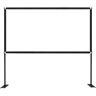 VEVOR Projector Screen with Stand 100inch Portable Movie Screen 16:9 4K HD Wide Angle Projector Screen Stand Easy Assembly with Storage Bag for Home Theater Office Outdoor Use