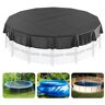 VEVOR 18 Ft Round Pool Cover, Solar Covers for Above Ground Pools, Safety Pool Cover with Drawstring Design, PVC Summer Pool Cover, Waterproof and Dustproof, Black