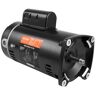 VEVOR 1 HP Pool Pump Motor, 56Y Frame, 115V(9 Amps)/230V(4.5 Amps) 3450RPM, 60Hz, 1.25 Service Factor, 90μF/250V Capacitor, CCW Rotation Square Flange Replacement Motor