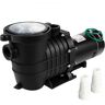 Vevor Swimming Pool Pump 1HP, Dual Voltage 110V 220V, 5544GPH, Powerful Pump for In/Above Ground Pool Water Circulation, with Strainer Basket, 2pcs 1-1/2'' NPT Connectors Tested to UL Standards