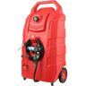 VEVOR Fuel Caddy, 32 Gallon, Portable Fuel Storage Tank On-Wheels, with 12V DC 140 W Transfer Pump (for Diesel Only), Diesel Fuel Container with 13 Ft Hose, Flow Rate 40L/min, for Trucks, Boats