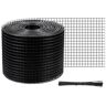 VEVOR Solar Panel Bird Wire, 8inch x 98ft Critter Guard Roll Kit, Solar Panel Guard w/ 50pcs Tie Wires, Removable PVC Coated Guard Wire Roll Kit for Squirrel Bird Critters Rodents Proofing