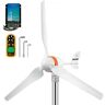 VEVOR Wind Turbine Generator, 12V/AC Wind Turbine Kit, 400W Wind Power Generator w/Wind & Solar Controller 3 Blades Auto Adjust Windward Direction Suitable for Terrace, Marine, Motorhome, Chalet, Boat