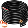 VEVOR  15Ft 50 Amp Generator Extension Cord 4 Wire 6 Gauge STW 6/3+8/1 Generator Cord 125V 250V Generator Power Cord N14-50P & SS2-50R Portable Handle (15Ft 50 Amp)