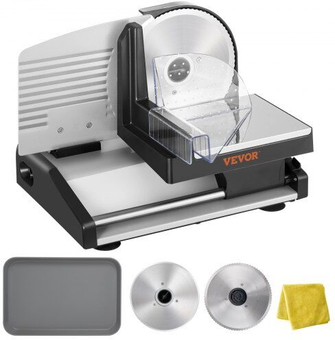 VEVOR 7.5" Meat Slicer 200W Electric Deli Slicer for Meat Veggie Bread