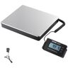 VEVOR Digital Shipping Scale, 440 lbs x 1.7 oz. Heavy Duty Postal Scale with Timer, Tare Function, HD LCD Screen Portable Package Scale for Luggage, Home, Post Office, AC/DC Powered, FCC Listed