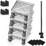 VEVOR Furniture Dolly, Furniture Moving Dollies with 360° PP Swivel Wheels & Carbon Steel Panel, 500 Lbs Capacity Furniture Lift Mover Tool Set for Moving Heavy Furniture Refrigerator Sofa