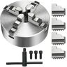 VEVOR Lathe Chuck K12-125 5 Inch 4-Jaw,Mini Lathe Chuck Quality Cast Iron Material,Lathe Chuck Self-centering With Two Sets Of Jaws,for Lathe Machine