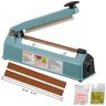 VEVOR Impulse Sealer 8 inch, Manual Heat Seal Machine with Adjustable Heating Mode, Iron Shrink Wrap Bag Sealers for Plastic Mylar PE PP Bags, Portable Poly Bag Sealing Machine with Extra Replace Kit