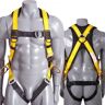 VEVOR Safety Harness, Full Body Harness, Safety Harness Fall Protection with Added Padding on Shoulder Back, and Side Rings and Dorsal D-Rings and a Lanyard, ANSI/ASSE Z359.11, 340 lbs Max Weight