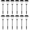 VEVOR Solar Pathway Lights Outdoor Garden Yard Patio Lights 12 Pack Waterproof